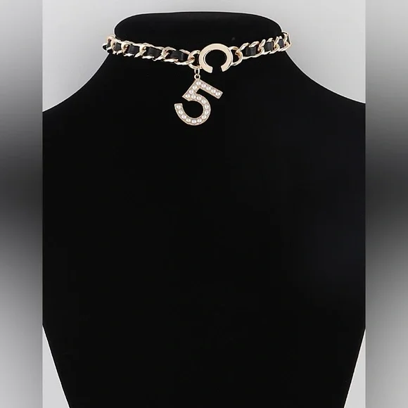 #45 Charm Choker Necklace- LAST ONE - Picture 2 of 3